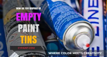 Dispose of Empty Paint Tins: A Step-by-Step Guide