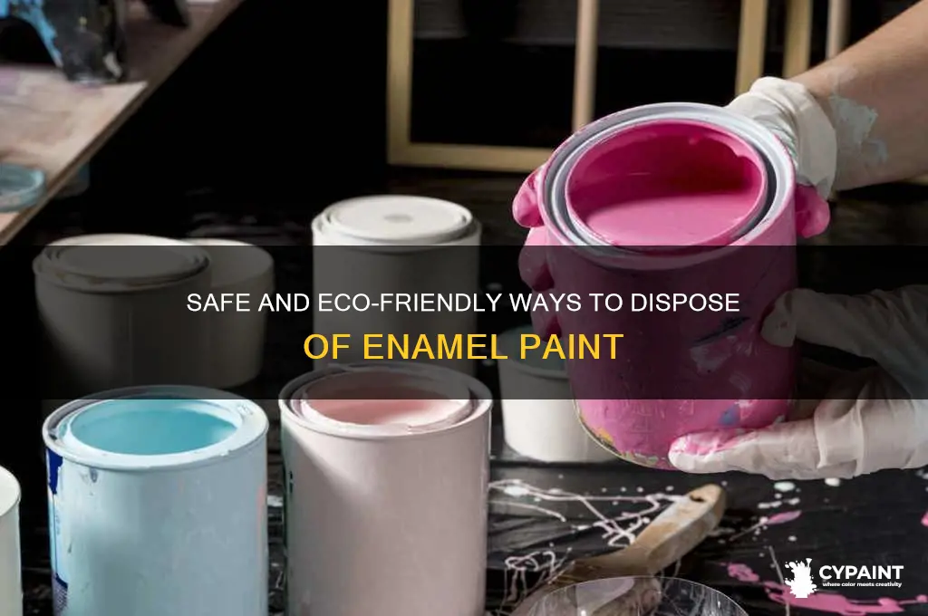 how do you dispose of enamel paint