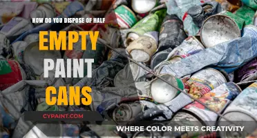 Dispose of Half-Empty Paint Cans the Right Way