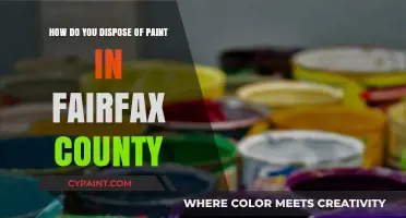 Dispose of Paint the Right Way in Fairfax County