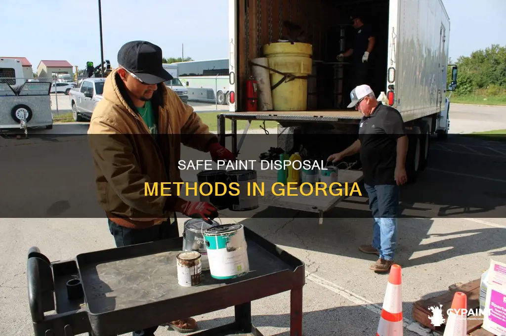 how do you dispose of paint in georgia
