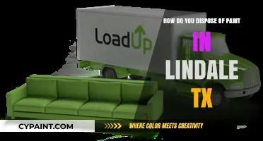 Dispose of Paint in Lindale, TX: A Guide