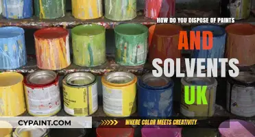 Dispose of Paints and Solvents: A UK Guide