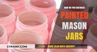 Creative Ways to Distress Painted Mason Jars for Rustic Charm