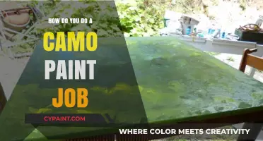 Creating a Camouflage Effect: Painting Tricks and Techniques