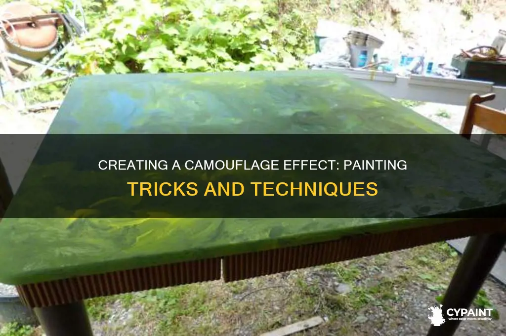 how do you do a camo paint job