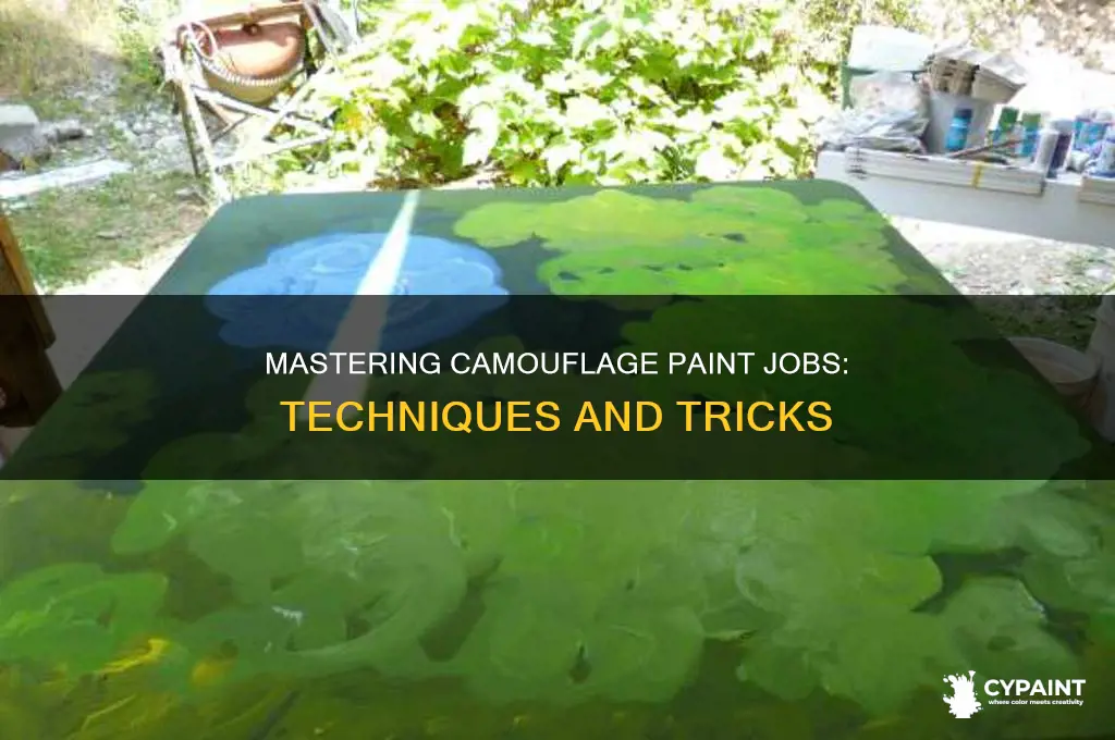 how do you do a camouflage paint job