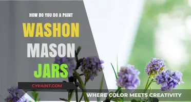 Creating Vintage Charm: Painting Mason Jars
