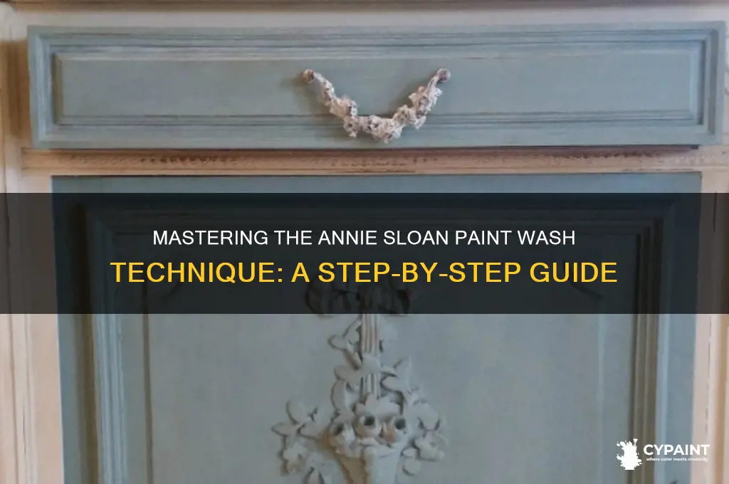 how do you do a wash with annie sloan paint