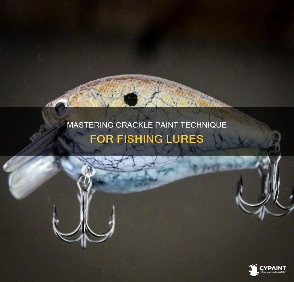 how do you do crackle paint on fishing lures