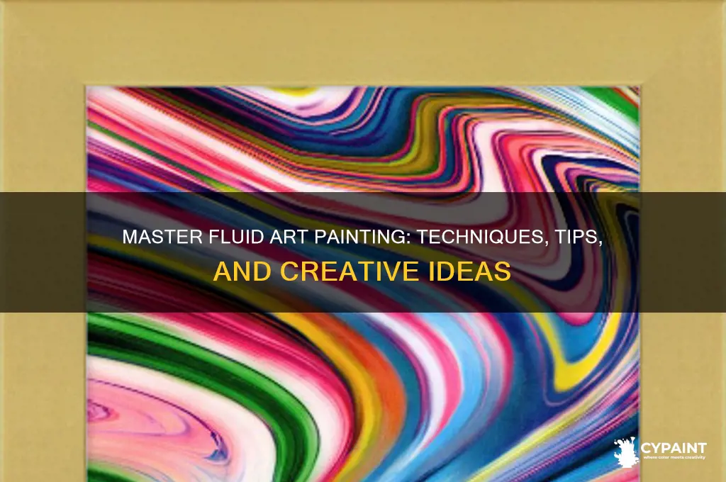 how do you do fluid art painting