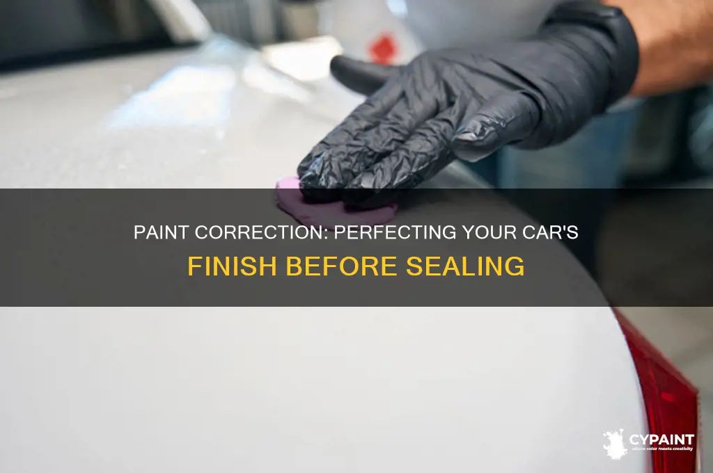 how do you do paint correction before sealing