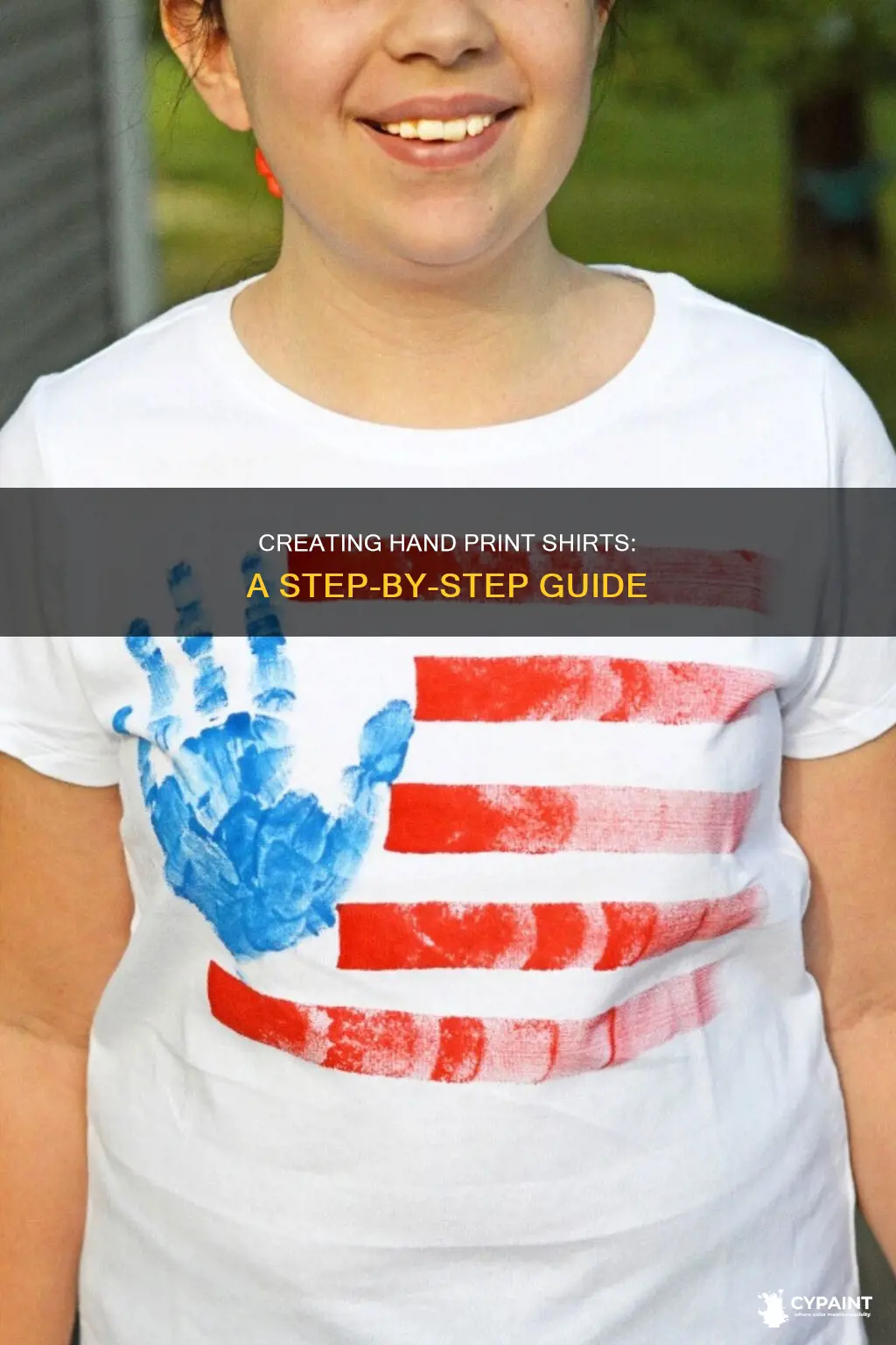 how do you do paint hand prints on shirts