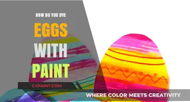 Creative Egg Decorating: Dyeing Eggs with Paint for Vibrant Designs