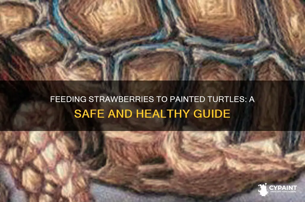 how do you feed a strawberry to a painted turtle