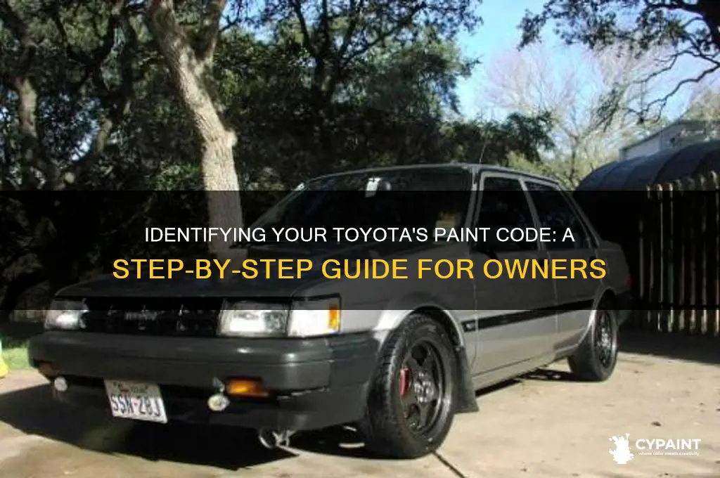 how do you figure out the paint on your toyota
