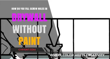 Quick Fix: Filling Drywall Screw Holes Without Painting