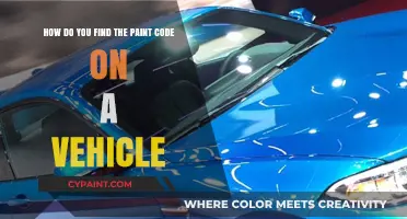 Locate Your Vehicle's Paint Code: A Quick and Easy Guide