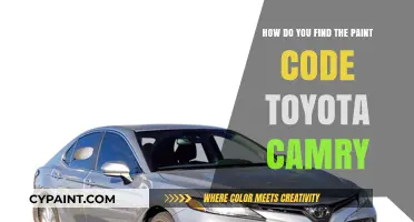 Finding Your Toyota Camry's Paint Code: A Guide