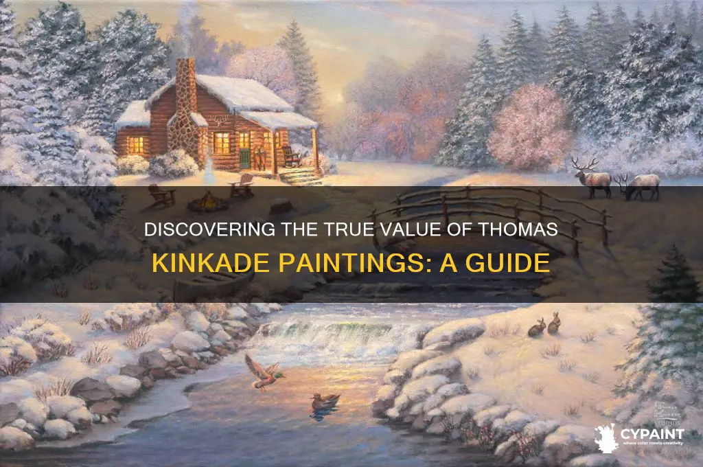 how do you find the value of thomas kinkade paintings