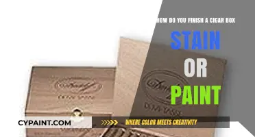 Mastering the Art of Finishing Your Cigar Box Stain or Paint