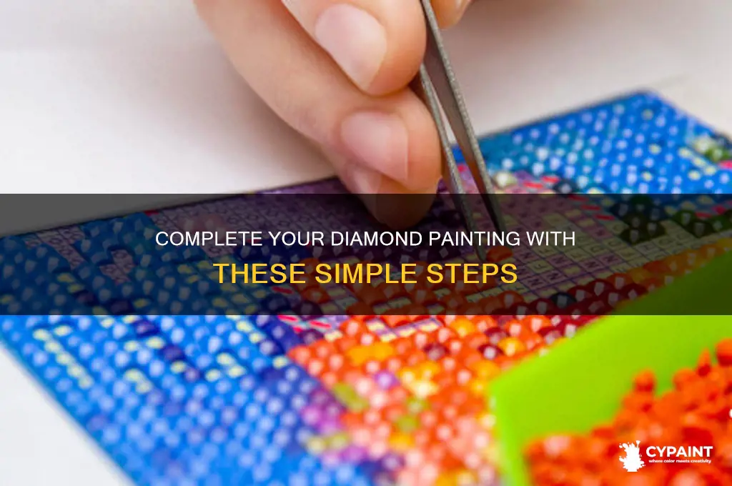how do you finish off a diamond painting