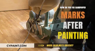 Eradicating Sandpaper Marks: A Post-Painting Guide
