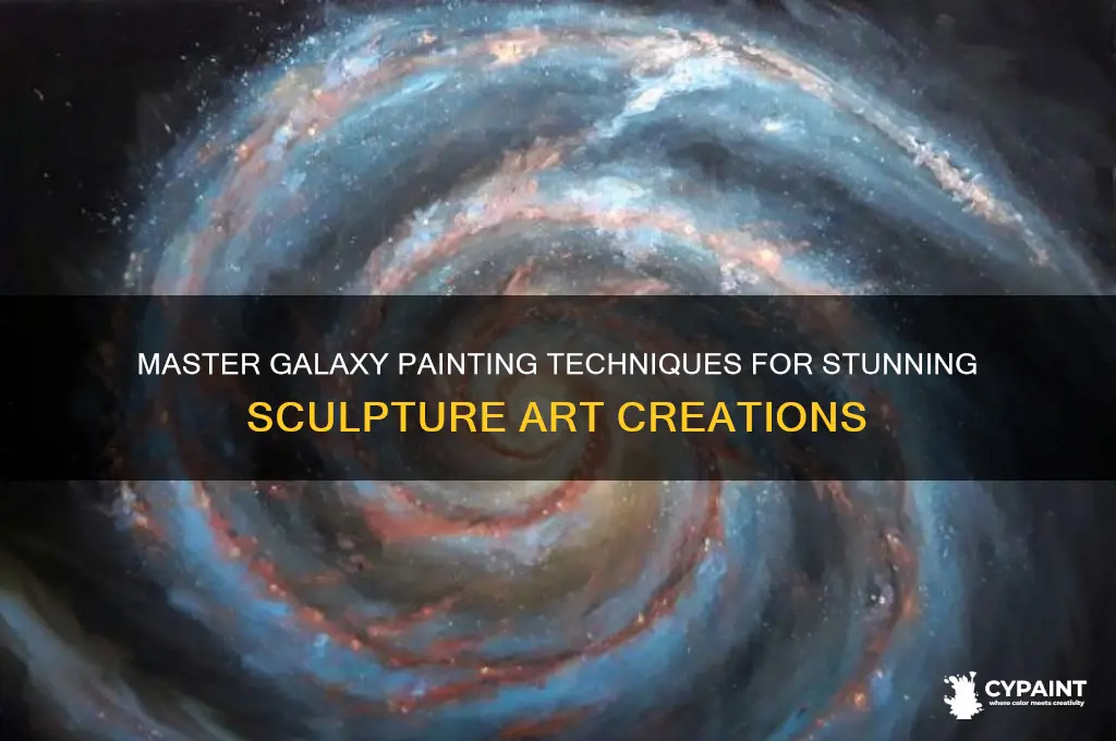 how do you galaxy paint a sculpture