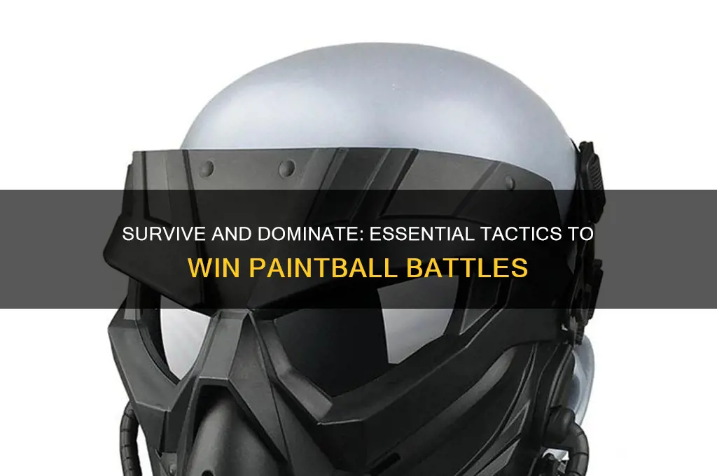 how do you gety out in a paint ball war