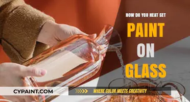 The Art of Heat-Setting Paint on Glass: A Guide