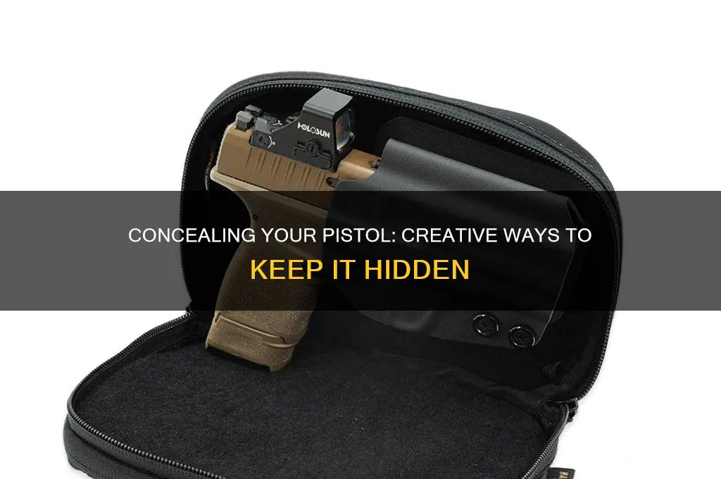 how do you hide a pistol without painting