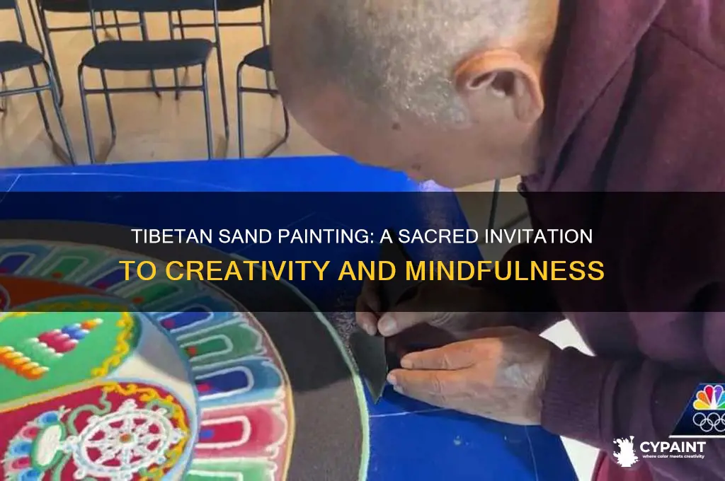 how do you invite tibetan sand painting