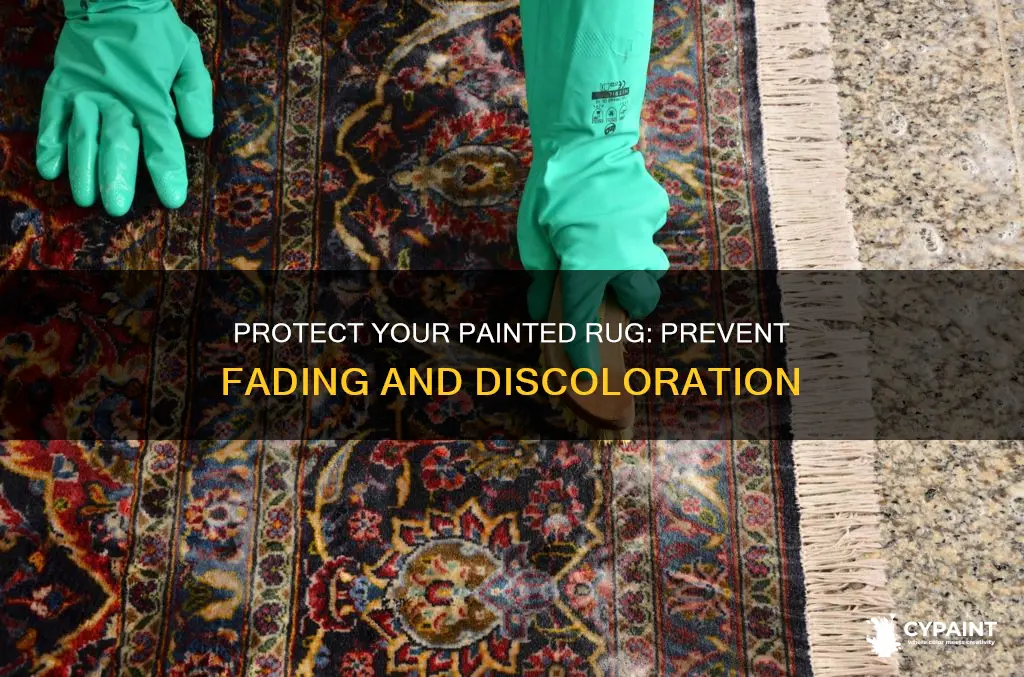 how do you keep a painted rugs from fading