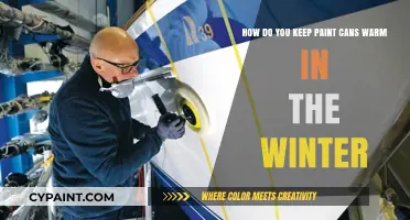 Winter Painting Tips: Keeping Paint Cans Warm for Smooth Application