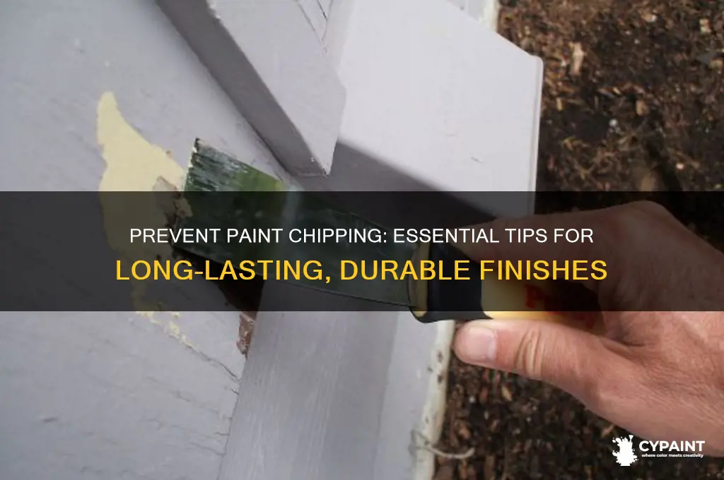 how do you keep paint from chipping