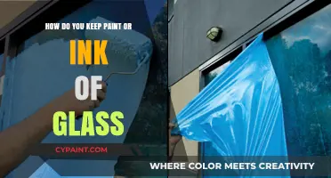 Keep Your Glass Sparkling: Removing Paint and Ink