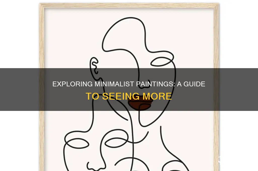 how do you look at a minamilist painting