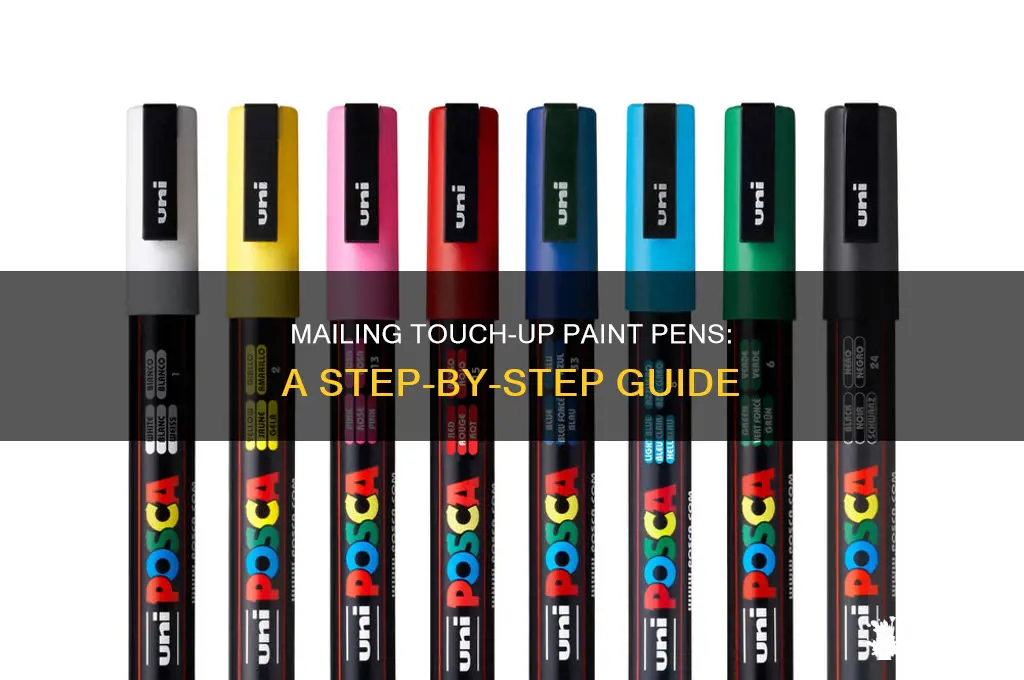 how do you mail touch up paint pens
