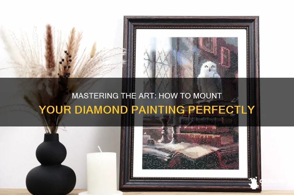 how do you mount a diamond painting