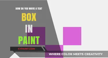 Repositioning Text Boxes in Paint: A Simple Guide