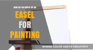 Adjusting Your Easel: Painting with Precision and Comfort