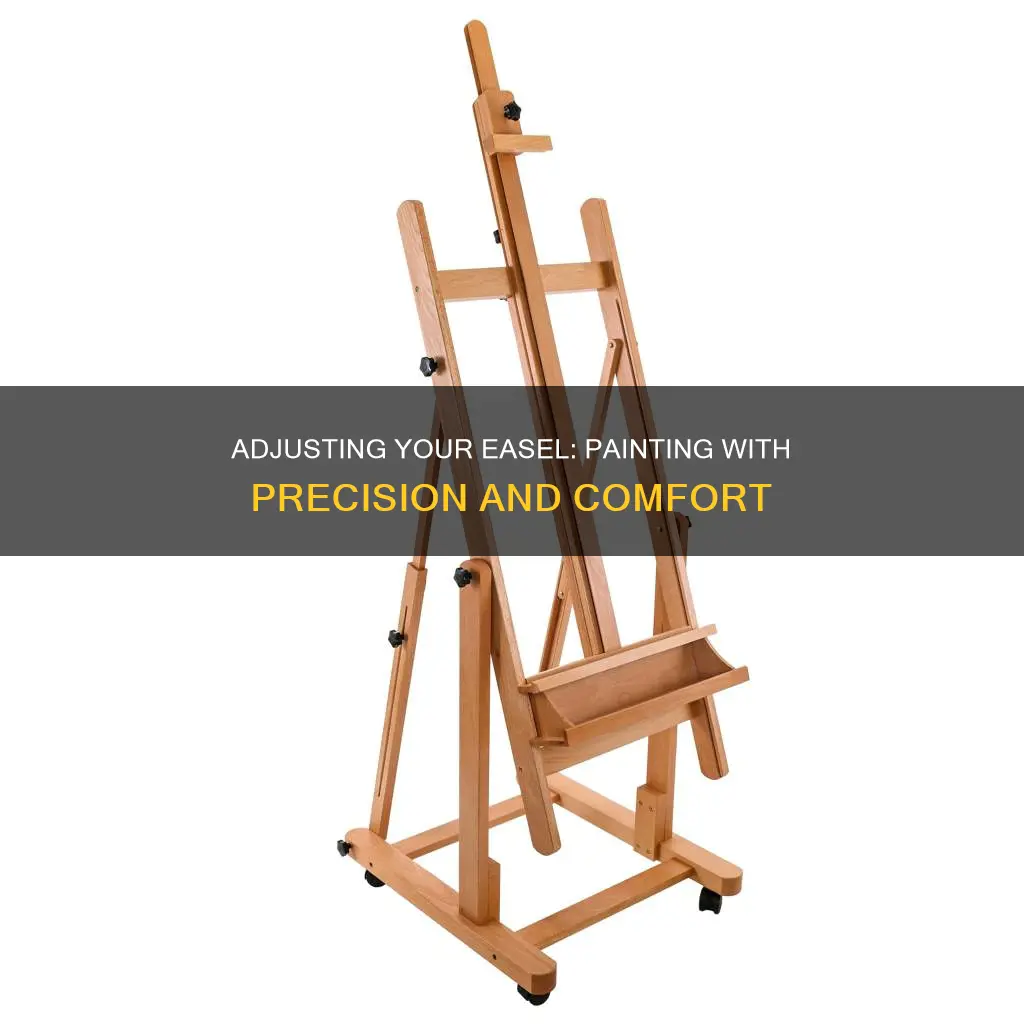 how do you move up an easel for painting