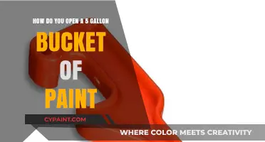 Mastering the Art of Opening a 5-Gallon Paint Bucket Effortlessly