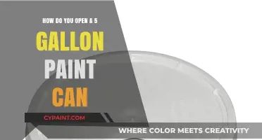 Opening a 5-Gallon Paint Can: Easy Steps to Follow