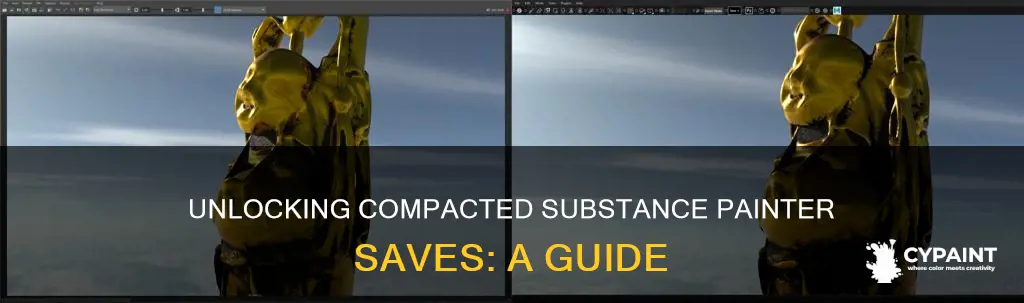 how do you open a compacted substance painter save
