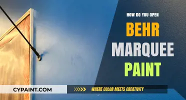 Step-by-Step Guide to Opening Behr Marquee Paint Cans Easily