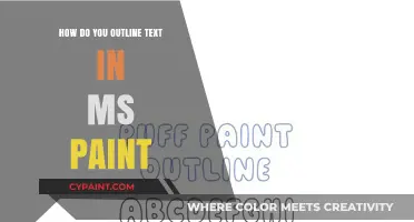 Outlining Text in MS Paint: A Step-by-Step Guide