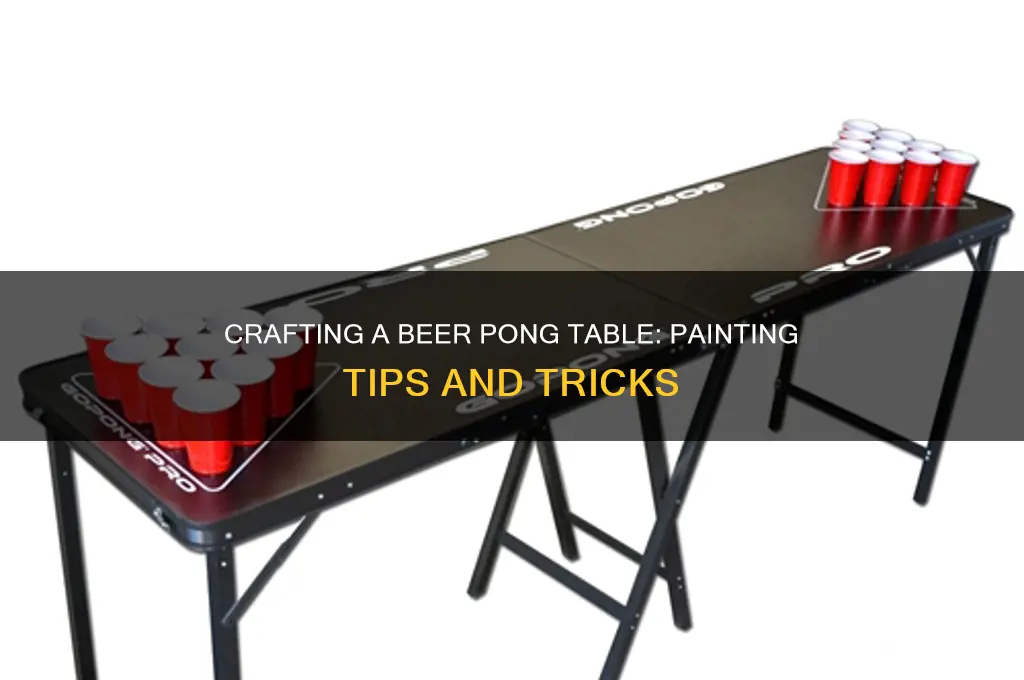Beer Pong Table Paint Ideas