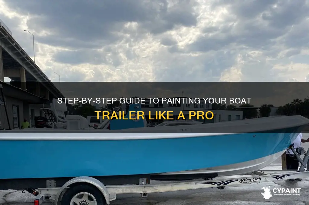 how do you paint a boat trailer