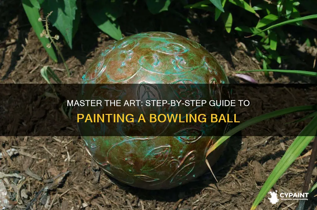 how do you paint a bowling ball